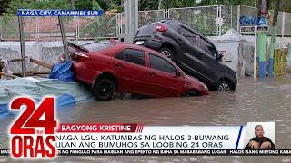 Rumaragasang baha dahil sa umapaw na ilog, nagpalubog sa maraming bahagi ng Camarines Sur | 24 Oras