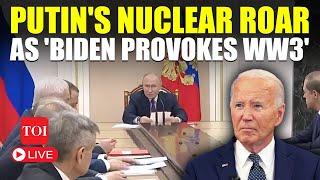 Putin's Nuclear Roar On Cam As Biden Crosses Russia Red Line; Allows U.S Weapons To Strike Russia