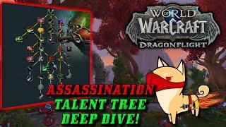ASSASSINATION ROGUE Dragonflight Talent Tree! (WoW Dragonflight Assassination Talent Discussion)