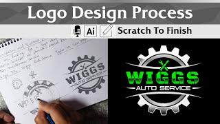 How to create a logo design for business Start From sketch to Finish 