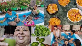 Daily Vlog Feeling of cold in summer Mango Panna recipe #youtube #socialmedia