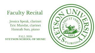 Faculty Recital - Jessica Speak - 09/28/24