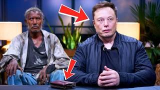 Elon Musk hires a homeless man for Tesla and tests him by leaving his wallet on the table....