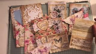 Embellished pockets and tuck spots for journals