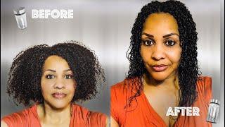 Wash and Go Transformation on 4B Hair (Phamily Hair Care Tutorial)