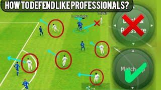 How to Defending like a pro in efootball ? Training to make settings, I defended like a pro