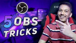 5 OBS Studio Tricks【Pro Streamers Use 】