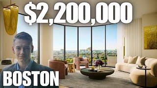 Inside a $2M Boston Condo | Touring a Downtown Boston Luxury Home