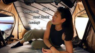 Upgrades | Toyota LAND CRUISER new camping gears | RTT, Roof Rack, Awning