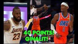 Lebron New Season High| Ginalit ni Holmgren gumanti kay Dort| Lakers Vs. Oklahoma