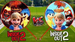 Drone Catches EVIL RILEY & EVIL EMOTIONS vs RILEY & EMOTIONS FROM INSIDE OUT 2 MOVIE IN REAL LIFE!!