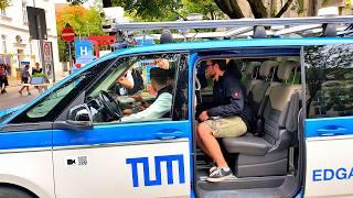 RoboTaxi-KI-Testfahren mit TUM EDGAR @ Oktoberfest 2024: Autonomes Elektro-VW-Bus-Wiesn-Shuttle