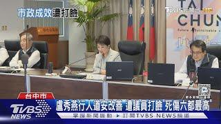 盧秀燕稱讚道安改善 議員吳佩芸打臉「行人死亡55人六都最高」｜TVBS新聞 @TVBSNEWS01