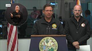 Hurricane Debby: Florida Governor Ron DeSantis gives an update on response