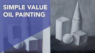 Simple Value Oil Painting