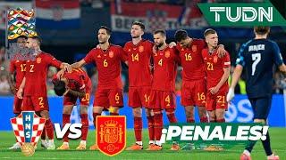 ¡Tanda de penales COMPLETA! | Croacia 0 (4)-(5) 0 España | UEFA Nations League - Final | TUDN