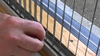 How to Install Tension Line Clips on Plisse Retractable Screen