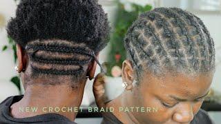 New Crochet Braid Pattern For Short 4C Natural Hair/Twa | Dilias Empire.