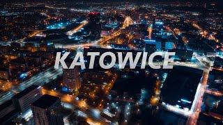 Polska z drona - KATOWICE nocą - Mavic 3 night shots