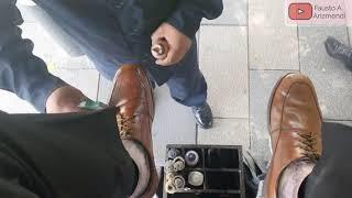 S2E51 fast shoe shine Insurgentes ave./ Lustrada rapida av. insurgentes MexicoASMR