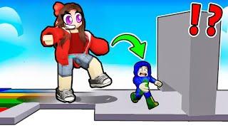 I Beat GIANT vs TINY In Roblox Obby!