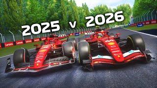 Racing 2026 Formula 1 Cars Against 2025 Formula 1 Cars - The Present vs The Future!