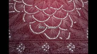 Hand embroidery nakshi kantha design,নকশীকাঁথা