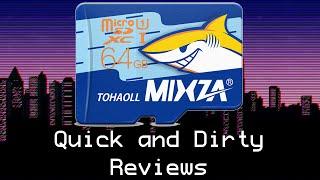 Mixza Tohaoll 64GB Shark SD Card Quick and Dirty Review || Gearbest