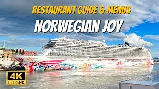 Norwegian Joy Tour Dining Guide, Menus, Food Photos & Restaurants | NCL Joy Food Tour