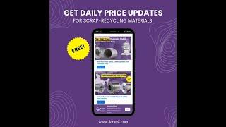 Get Daily Scrap Prices for Free with ScrapC