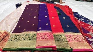 Chickpet Bangalore Wholesale Sarees ! Boutique Style Sarees ! Single Saree Courier Available