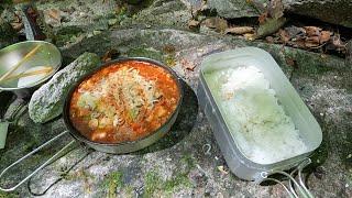 雨乞滝で滝飯