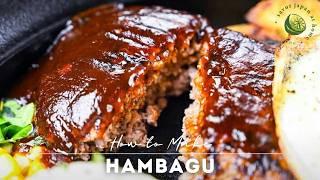 Never-Fail Hambagu Recipe [Juicy Japanese Burger Steak with Homemade Sauce]