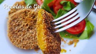 Sin CARNE Milanesas de CALABAZA Almuerzo Ligero y Saludable - Recetas de Gri