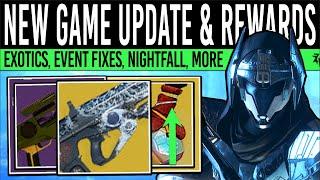 Destiny 2: NEW GAME UPDATE & FEATURED REWARDS! Dawning Changes, Weapons, Exotics & More (17th Dec)