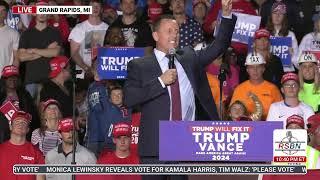 FULL SPEECH: Ric Grenell Delivers Remarks in Grand Rapids, MI