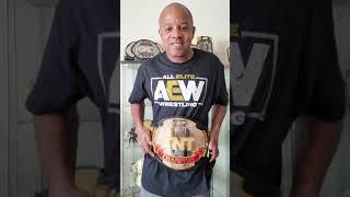 AEW TNT Black Title Belt Review Black Strap, Current Version made by Hamyar_champion_belts