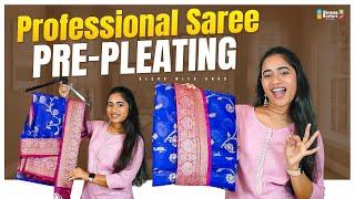 Professional Saree Pre-Pleating : Perfectly Pleated Sarees for Every Occasion! 