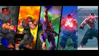 Evil ryu & Kage's super moves Evolution