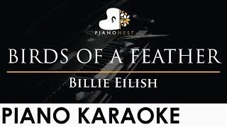 Billie Eilish - BIRDS OF A FEATHER - Piano Karaoke Instrumental Cover with Lyrics