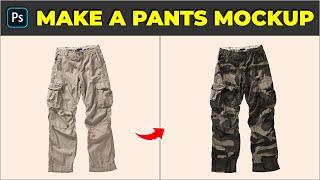 Incredible Photoshop Tutorial: Crumpled Pants Mockup