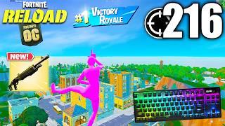 Apex Pro TKL ASMR  216 Kills Solo vs Squads  Satisfying Keyboard OG Fortnite Reload 540 FPS 4K