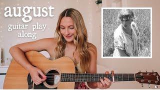 Taylor Swift August Guitar Play Along // folklore play alongs // Nena Shelby