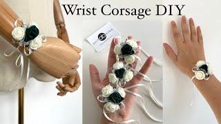 How to make a wrist corsage, Bridesmaids wrist corsage tutorial, Wedding, DIY, Anita Benko Bridal