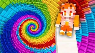 Minecraft: EXTREME RAINBOW DROPPER! (Custom Map)