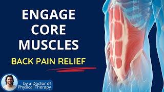 Best Core Engagement methods for Back Pain Relief