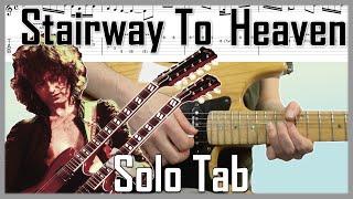 Stairway To Heaven Solo Tab, Tutorial, Slowed Down & Isolated Guitar