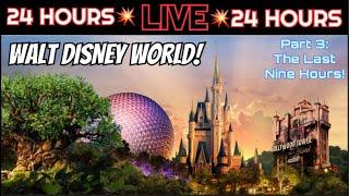 DISNEY WORLD 24 HOURS LIVE! Pt 3: Late Night Fun, Resort, Sunrise, ANIMAL KINGDOM, Boathouse Brunch!