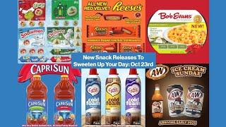 New Snack Releases from Reese's, A&W Root Beer, Capri Sun, Coffee Mate, and More: Oct 23rd #snacks