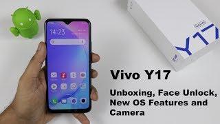 Vivo Y17 [Mineral Blue color] - Unboxing, Face Unlock, New OS Features and Camera